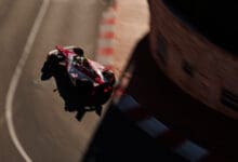 Overhead view of Oliver Rowland in Monaco
